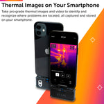 FLIR ONE Pro Thermal Imaging Camera for iPhone iOS, Professional Grade Thermal Camera for Smartphones, with VividIR and MSX Image Enhancement Technology