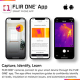 FLIR ONE Pro Thermal Imaging Camera for iPhone iOS, Professional Grade Thermal Camera for Smartphones, with VividIR and MSX Image Enhancement Technology